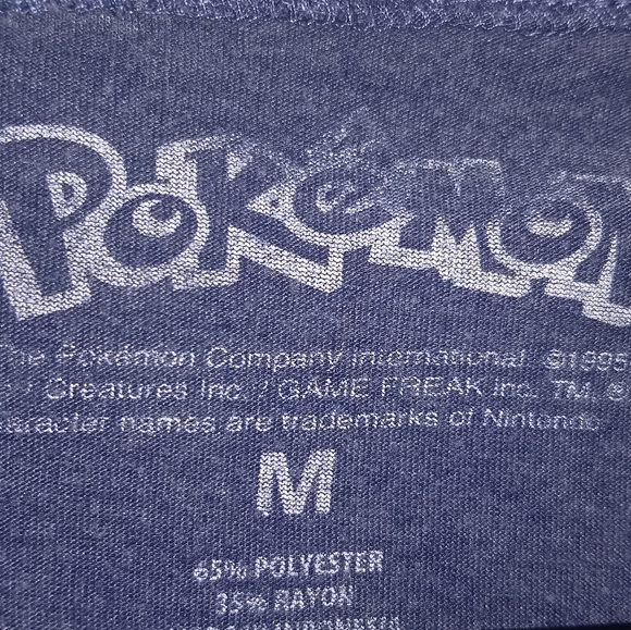 POKEMON T-SHIRT - Women's Medium - Graphic Tee // game tv cartoon pokeball logo - Picture 4 of 5
